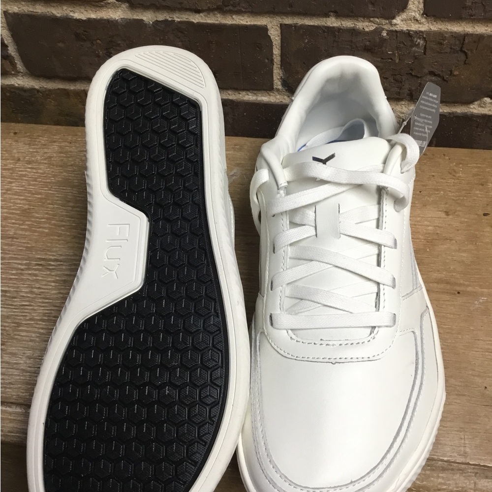 White Low-Top Leather Sneakers woman’s - Picture 11 of 14